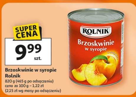 Brzoskwinie w syropie Rolnik