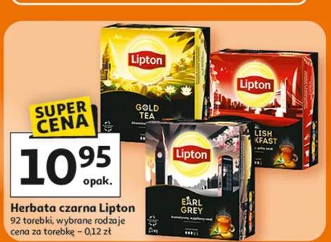 Herbata czarna, wybrane rodzaje Lipton