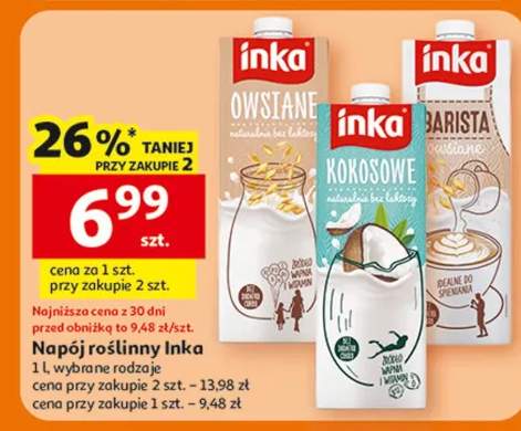 Napój roślinny, wybrane rodzaje Inka