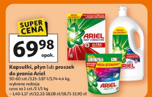 Kapsułki, płyn lub proszek do prania