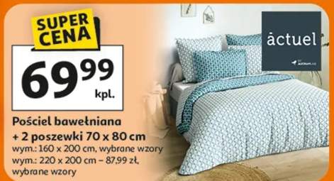 Pościel bawełniana + 2 poszewki 70 x 80 cm