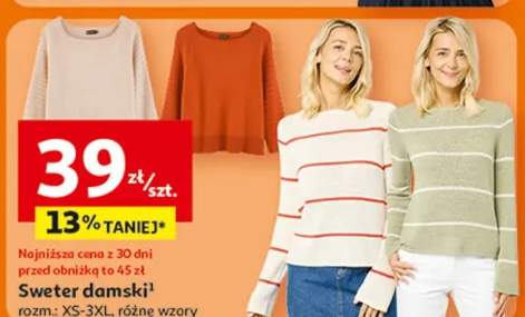 Sweter damski różne wzory