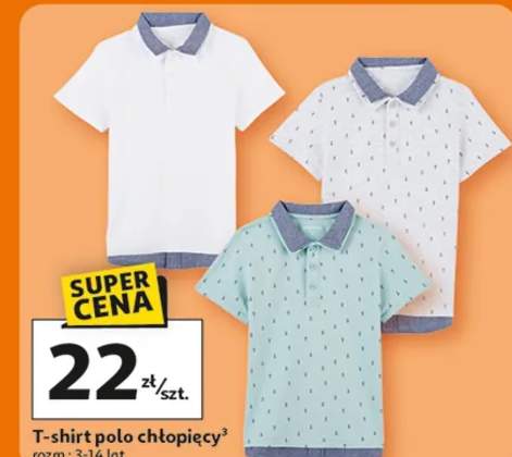 T-shirt polo chłopięcy