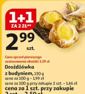 Drożdżówka z budyniem