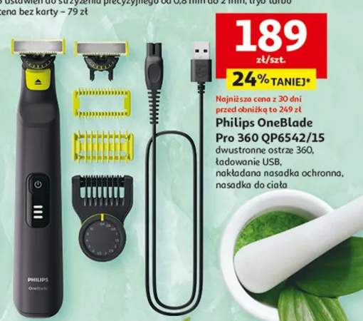 Golarka dwustronna ostrze 360