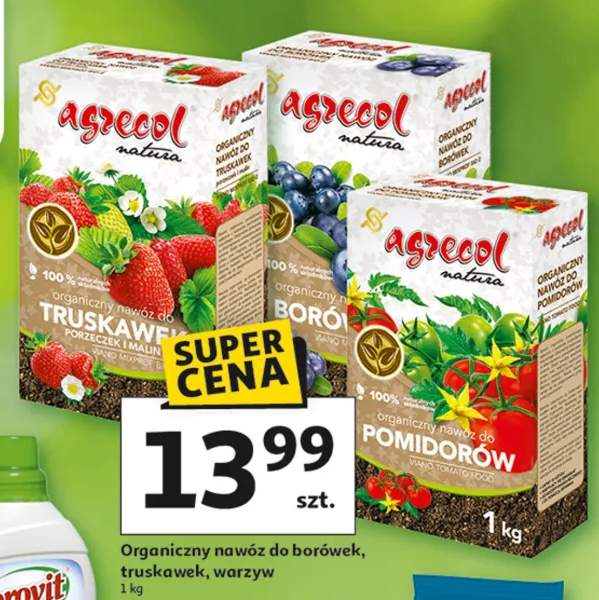 Organiczny nawóz do borówek, truskawek, warzyw