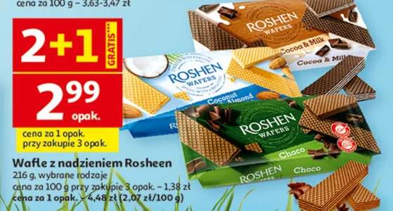 Wafle z nadzieniem Rosheen