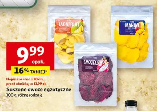 Suszone owoce egzotyczne