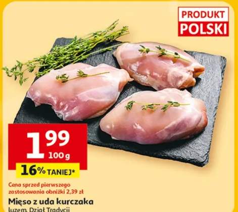 Mięso z uda kurczaka luzem