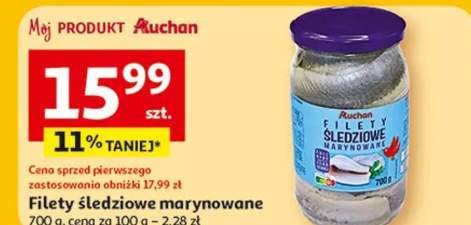 Filety śledziowe marynowane