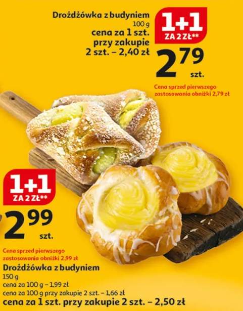 Drożdżówka z budyniem