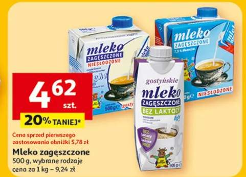 Mleko zagęszczone różne rodzaje