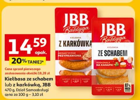 Kiełbasa ze schabem lub z karkówką