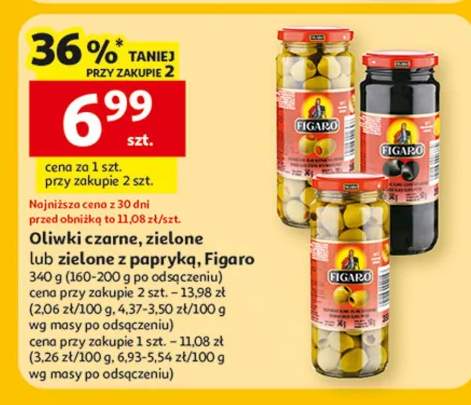 Oliwki czarne, zielone lub zielone z papryką