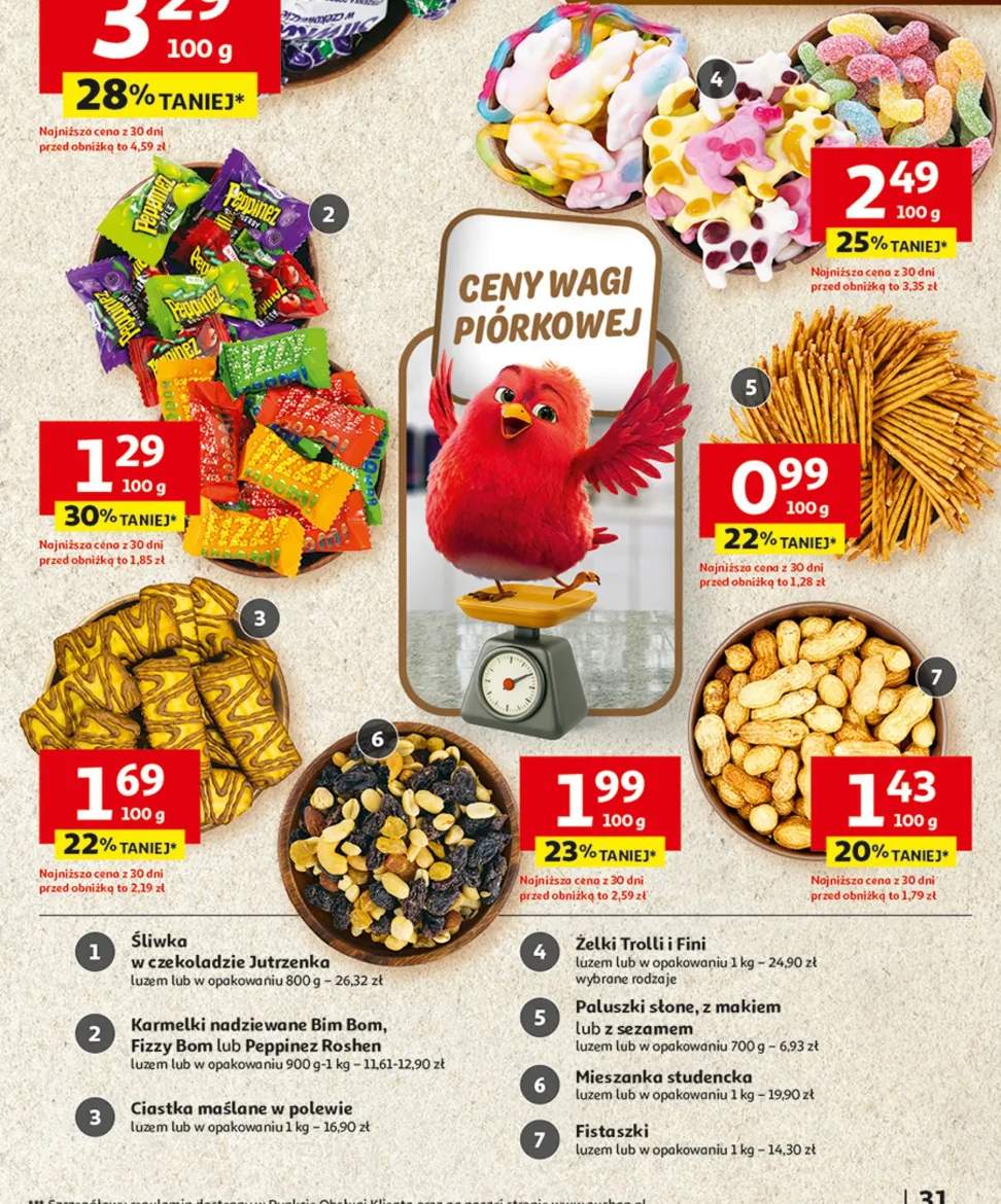 Paluszki słone, z makiem lub z sezamem luzem lub w opakowaniu