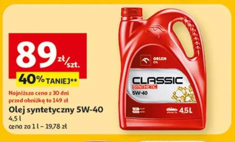 Olej syntetyczny 5W-40