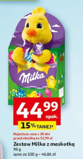 Zestaw Milka z maskotką