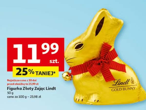 Figurka Złoty Zając Lindt