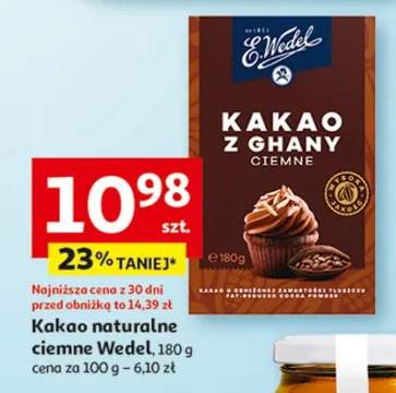 Kakao naturalne ciemne Wedel