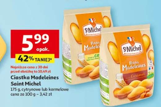 Ciastka Madeleines Saint Michel