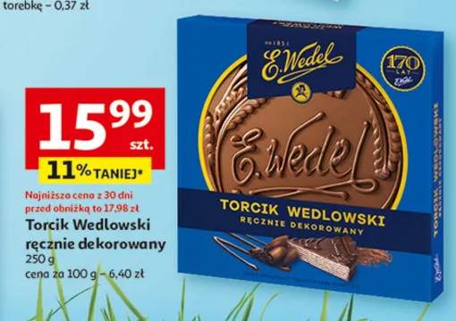 Torcik Wedlowski ręcznie dekorowany