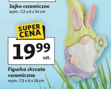 Figurka skrzata ceramiczna