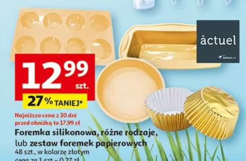 Foremka silikonowa, różne rodzaje, lub zestaw foremek papierowych