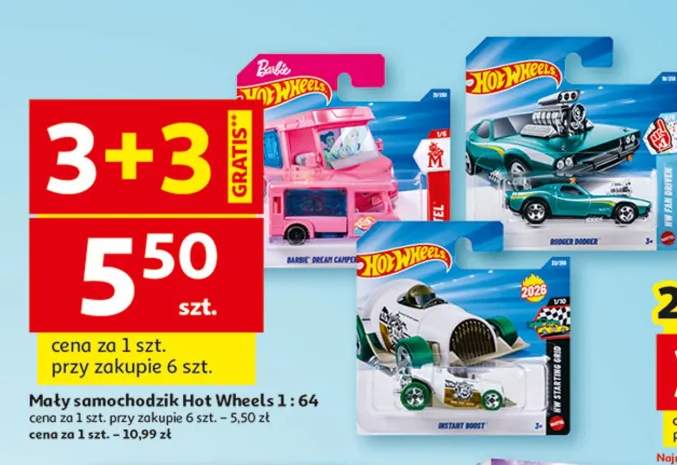 Mały samochodzik Hot Wheels 1:64