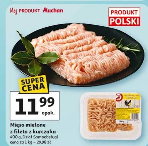 Mięso mielone z fileta z kurczaka