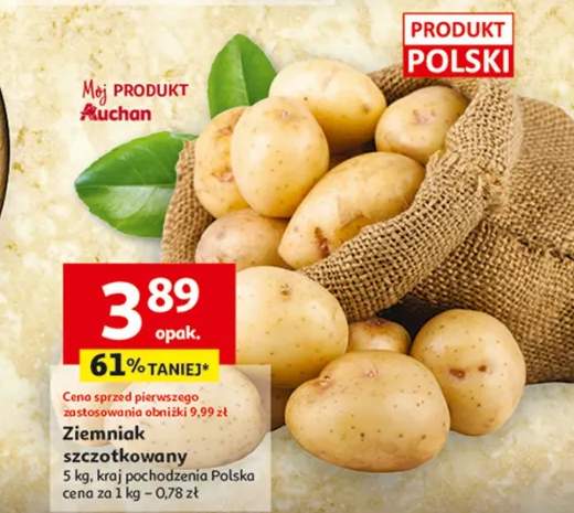 Ziemniak szczotkowany