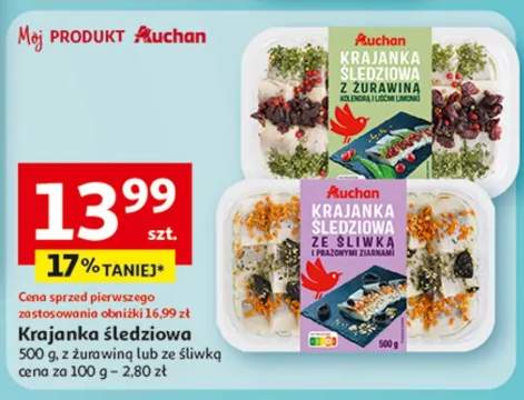 Krajanka śledziowa z czerwoną lub ze śliwką