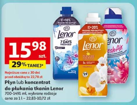 Płyn lub koncentrat do płukania tkanin