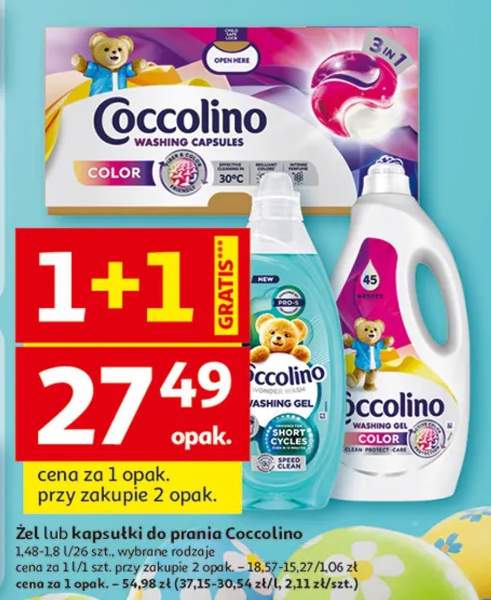 Żel lub kapsułki do prania