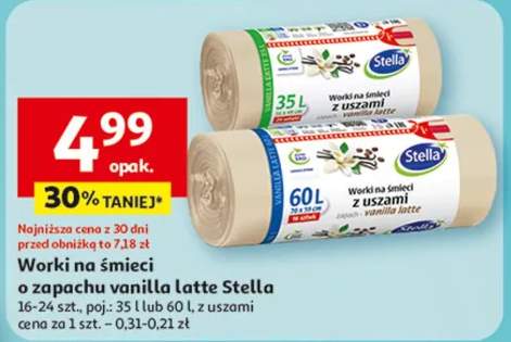 Worki na śmieci o zapachu vanilla latte