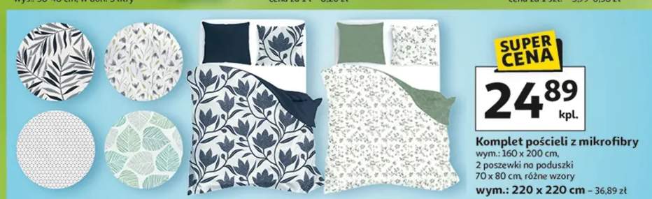Komplet pościeli z mikrofibry