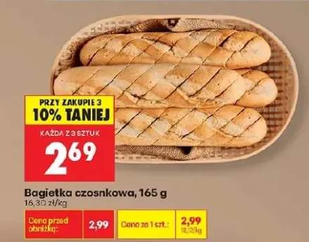 bagietka z masłem czosnkowym