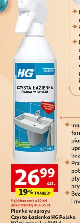 Pianka do sprayu Czysta Łazienka