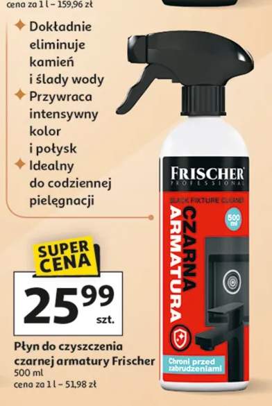 Płyn do czyszczenia czarnej armatury