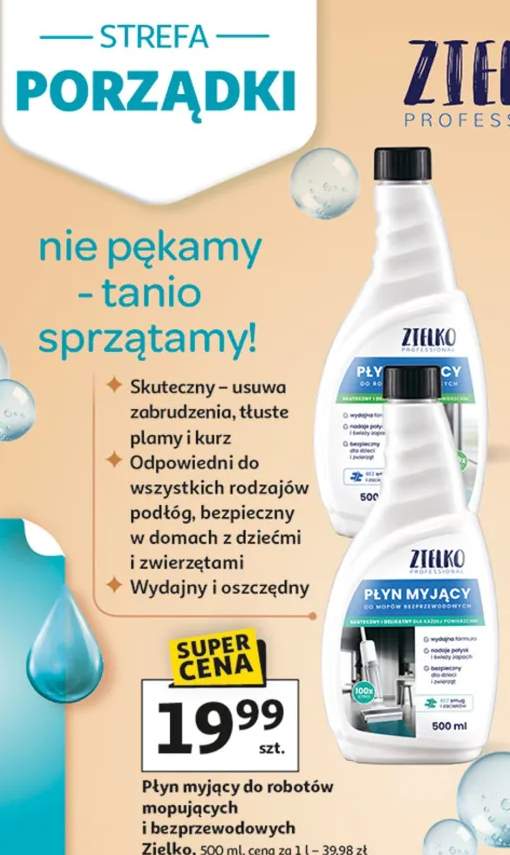 Płyn myjący do robotów mopujących i bezprzewodowych