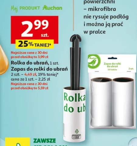 Zapas do rolki do ubrań 2 szt.