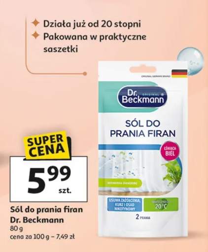 Sól do prania firan