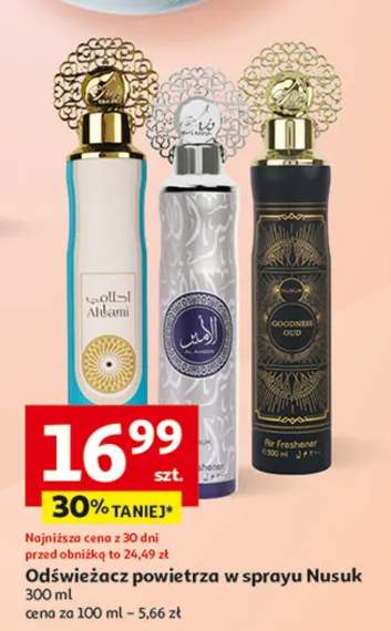 Odświeżacz powietrza w sprayu Nusuk