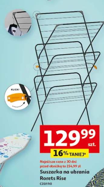 Suszarka na ubrania Rorets Rise czarna