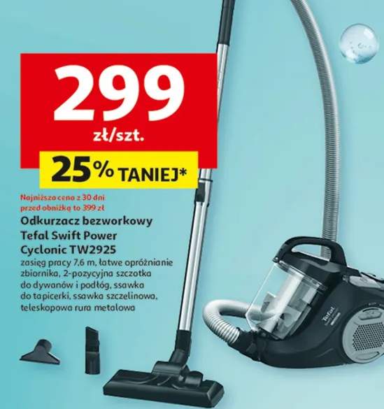 Odkurzacz bezworkowy Cyclonic TW2925