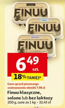 Finuu klasyczne, solone lub bez laktozy