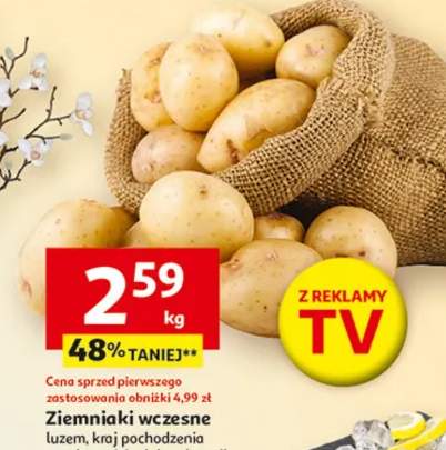 Ziemniaki wczesne, którą pochodzenia w zależności od danej partii