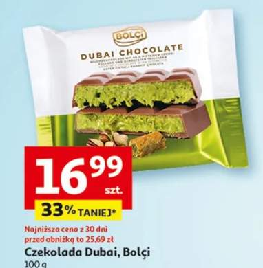 Czekolada Dubai, Bolci 100g