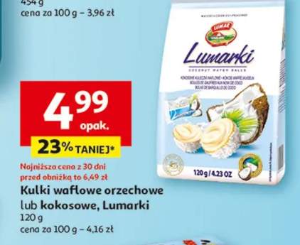 Kulki waflowe orzechowe lub kokosowe