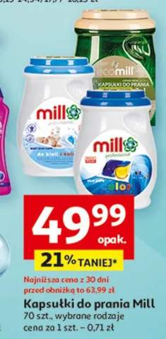 Kapsułki do prania Mill