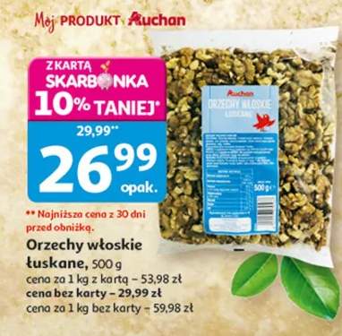 Orzechy włoskie łuskane